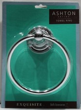 Exquisite Chrome Towel Ring