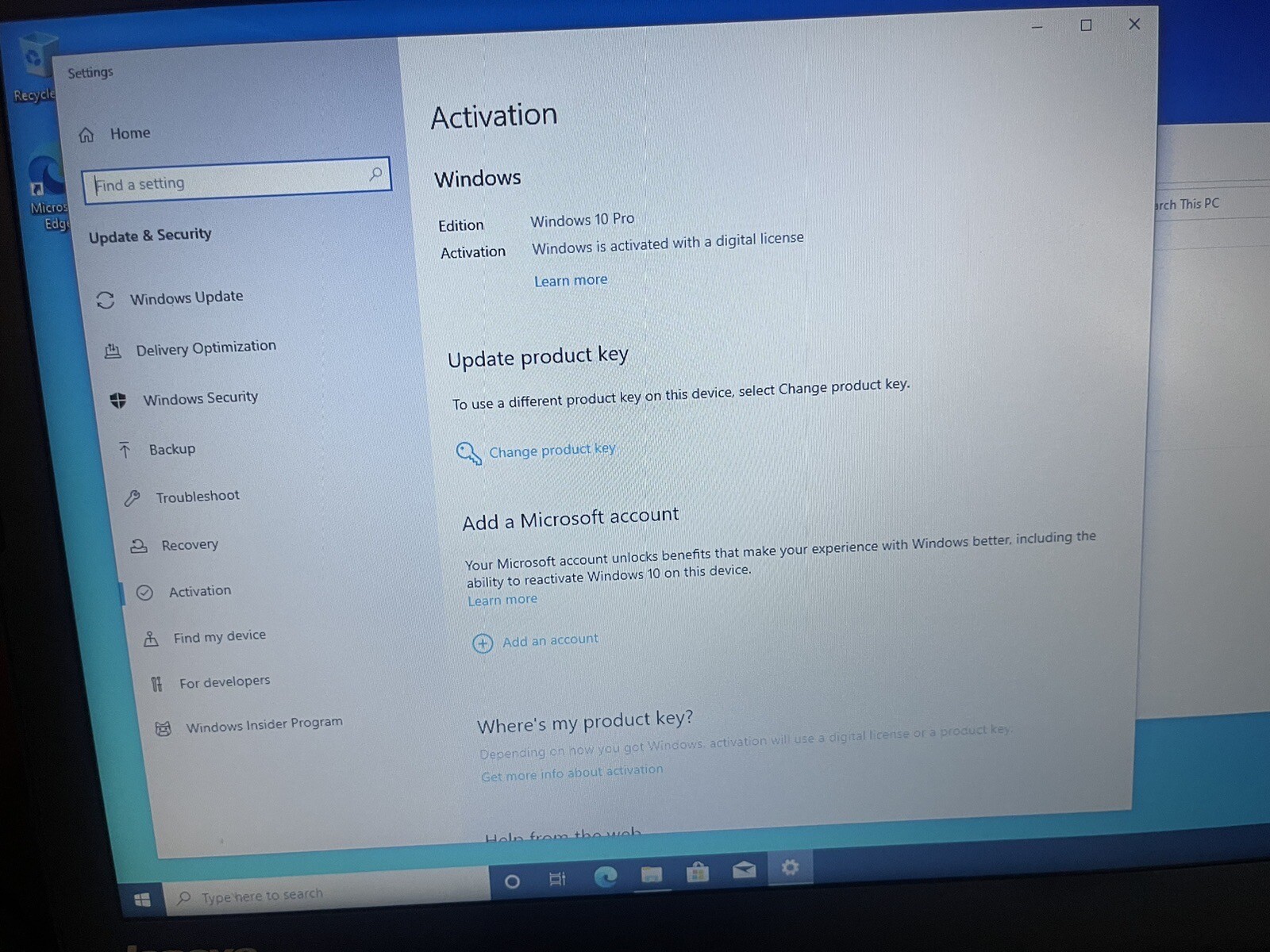 Lenovo ThinkPad T440 Laptop/i7-4600U@2.1GHz/8GB Ram/256GB SSD/Win 10 Pro - Picture 3 of 12