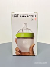 Como Tomo Baby Bottle Soft Hygienic Silicone Anti Colic Infant Feeding Slow Flow