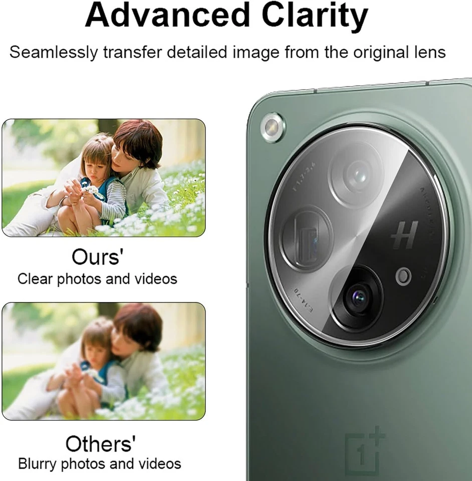 For OnePlus Open Camera Lens Case Protector Tempered Glass Cover - Image 3 of 4