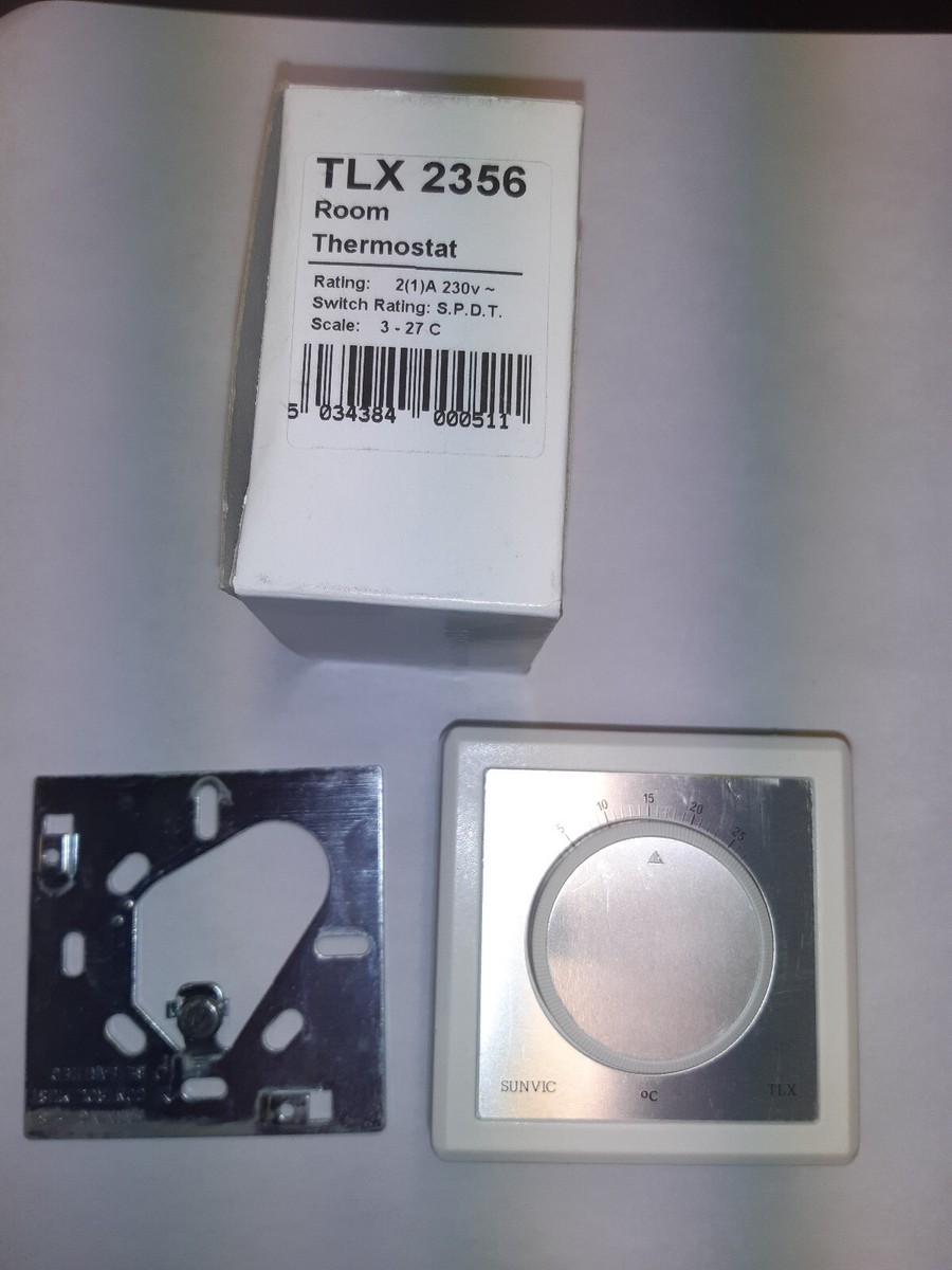 Sunvic Room Thermostat Rating 2(1)A 230v - TLX2356 - Newly New | eBay