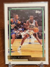 1992-93 Topps Gold Basketball #327 Chuck Person Minnesota Timberwolves