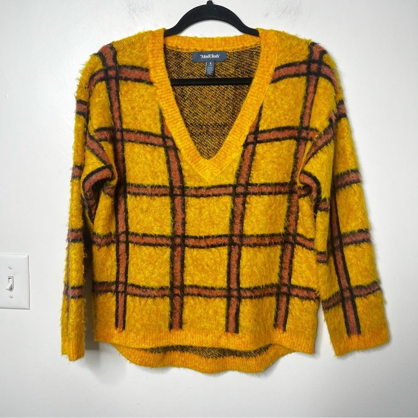 ModCloth Already Checked Pullover Sweater - image 2