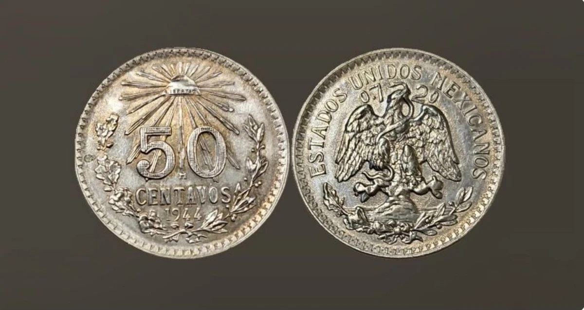 50 Centavos Silver 1944 Year Mexican Coins (1905-Now) for sale | eBay