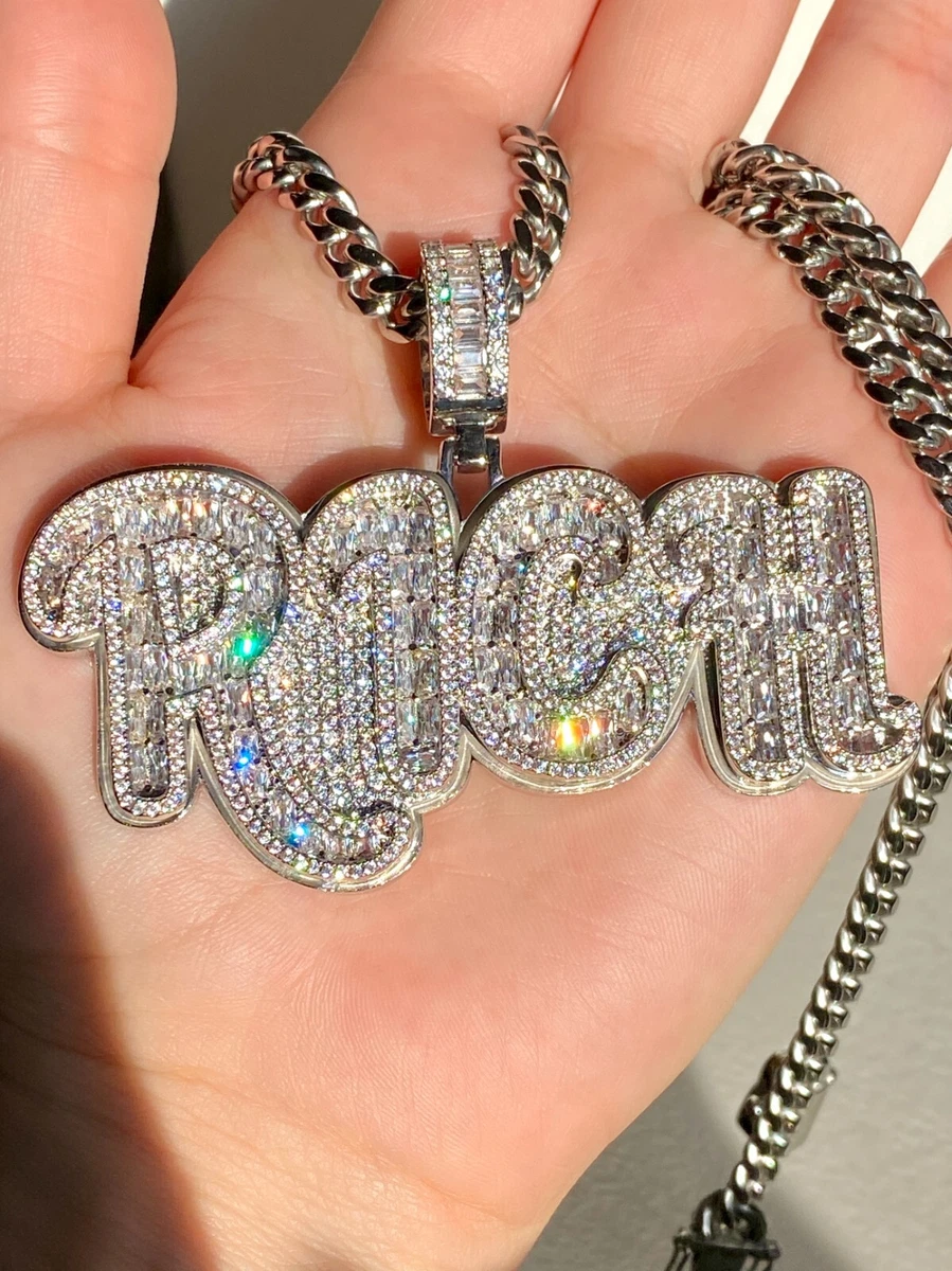 Iced pendant discount