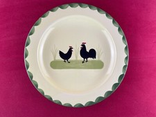 Zeller Keramik - Hahn und Henne - Großer Teller / Pizzateller 31 cm