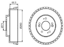Tambour de frein Kia CARNIVAL