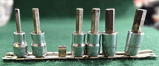 Snap-on 6pc 38 Drive Metric Hex Bit Socket Set 4-10mm No 5mm 207efamy