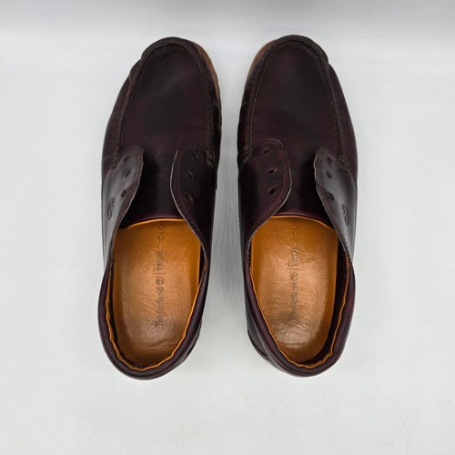 Timberland Jackson's Landing Boat Oxford Shoes Casual Burgundy 12M NO LACES - Picture 4 of 9