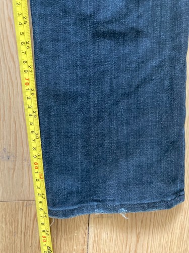 RARE BLACK EVISU X GOLD SIGN JEANS IN VG CONDITION W32 L33.5 - Picture 17 of 18
