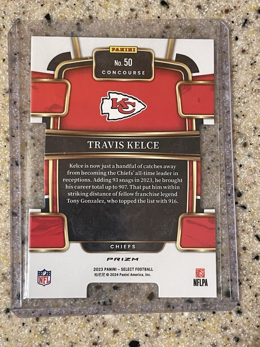 2023/24 Panini Select Football Travis Kelce Zebra SSP | eBay