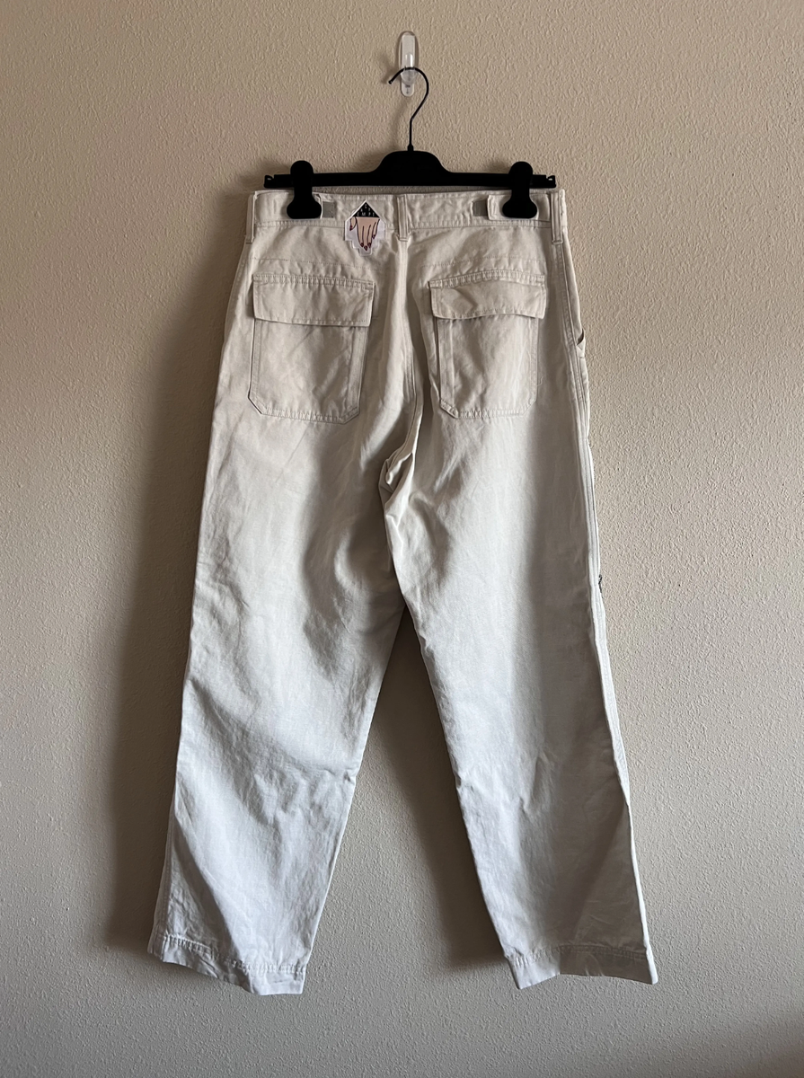 Cav Empt Side Zip Pants - Size Medium - White - NEW - Made in