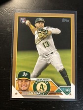 2023 Topps Series 2 Gold 423 Jordan Diaz #/2023 Rookie RC Oakland Athletics PWE