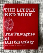 Bill Shankly book - The Little Red Book. The Thoughts of  - Liverpool FC - 1990s