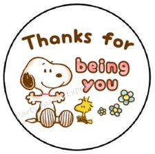 THANKS FOR BEING YOU ENVELOPE SEALS LABELS STICKERS PARTY FAVORS
