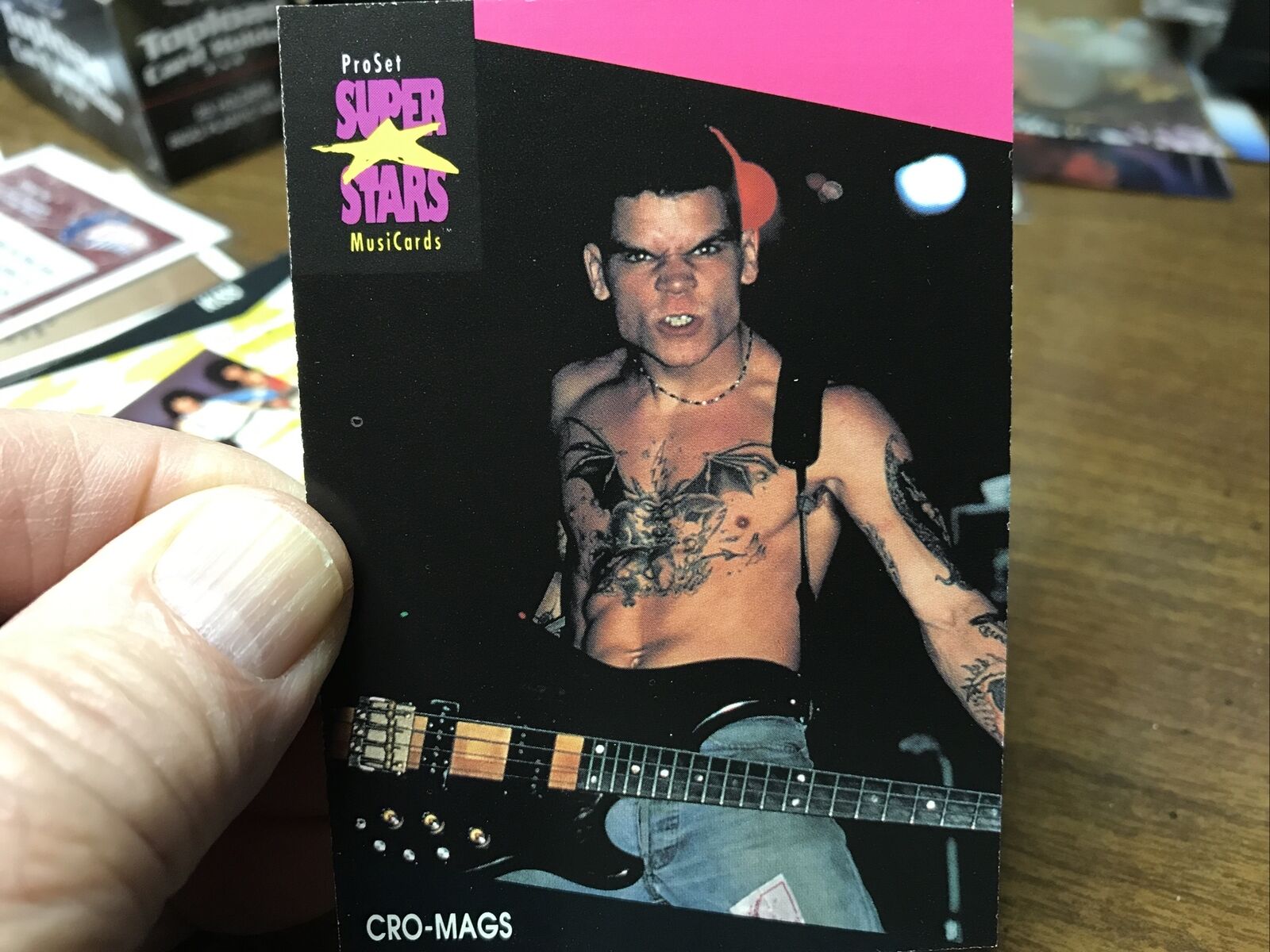 CRO-MAGS TRADING Card Price reduction from 1991 # Max 65% OFF SuperStars ProSet - MusiCards