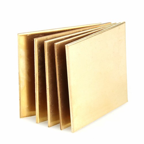 Thick 1, 2, 3, 4, 5mm H59 Brass Solid Plate Sheet length 100/150/200/300/500mm - Picture 2 of 10
