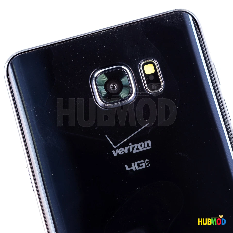 Juguete de utilería de pantalla de teléfono celular ficticio Samsung Galaxy NOTE 5 1:1 negro no funciona Foto 2 de 4