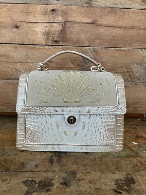 BRAHMIN Hallie Satchel - Leather Crossbody Bag With Buckle Detail & Adjustable Strap - View #2