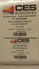 2 Rolls 30"x500' Bond Plotter Paper KIP OCE Xerox Ricoh
