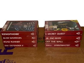 Atari 2600 Lot of  8 Red Boxes Factory Sealed Video Games. Mint NOS.  Lot #002