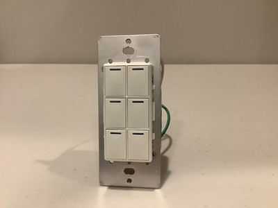 Control4 KPZ-6B1-W 6 Button Keypad