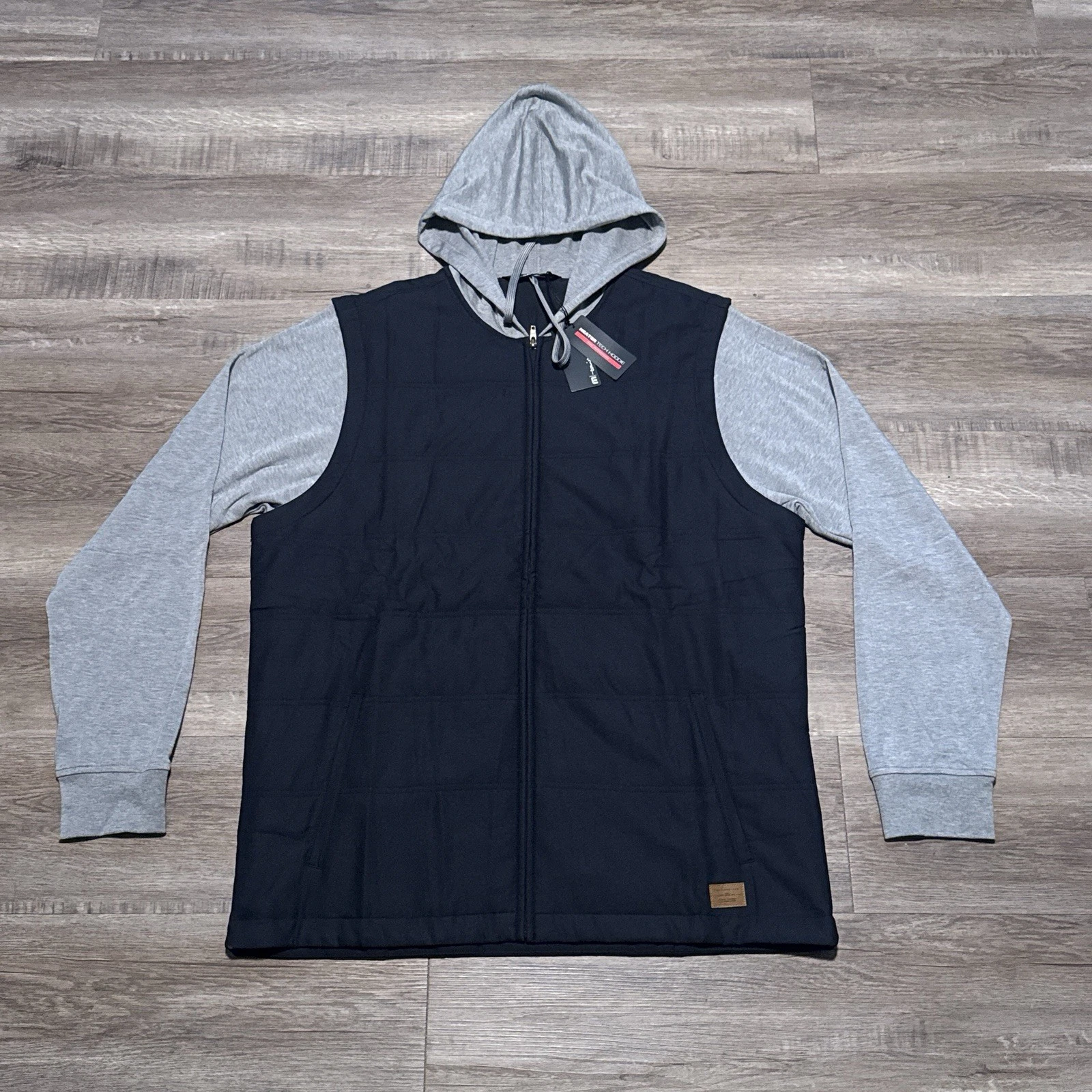 Travis Mathew Jacket Performance Scavenger Heater Tech Hoodie Black Gray Mens XL
Opens in a new wind