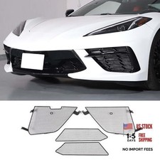 Front Grille Guards Grill Vent Mesh Radiators Protector Cover Set Screw