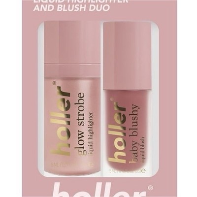 holler Extraordinarily Glowing Liquid Glow Highlighter Duo IT GIRL/DATE NIGHT