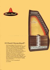 RARE Vintage CHROMAHARP full color catalog - 4 Models