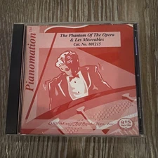 QRS Pianomation CD -The Phantom Of the Opera & Les Miserables #801215 Piano