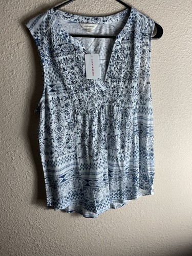 NWT Lucky Brand Womens Size Large Floral Top - Picture 5 of 5
