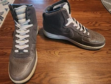 NIKE 2011 AIR FEATHER HI VT "FELT" 472496 001 GREY 10bDUNK FORCE MAX PRESTO 