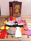 VINTAGE BARBIE LOT OF TNT FLIP MARLO DOLL WITH CLOTHES AND CASE FROM 1960'S 70'S
