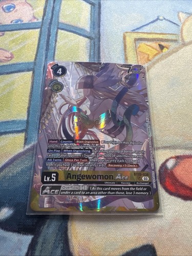 Angewomon ACE Alternative Art BT15-038 SR Digimon Card English NM