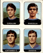 1972/73 Panini Footballers Figure # 437 Cipollini Gattaneo C. Danova Como