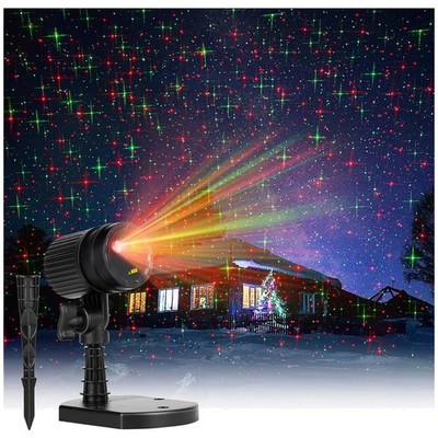 Versatile Outdoor Indoor Christmas Laser Lights - 3 Dynamic Mode Projections