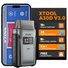 2025 XTOOL A30D OBD2 Scanner Bluetooth Full System Diagnostic Tool 19+ Services