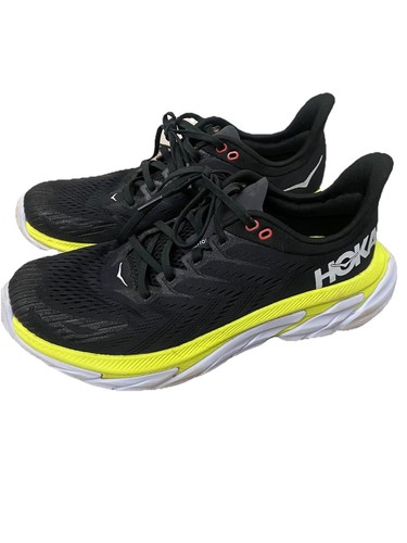Hoka One One Clifton Edge schwarz gelb Schuhe US Größe Herren 9,5 Damen 10,5 - Bild 1 von 8