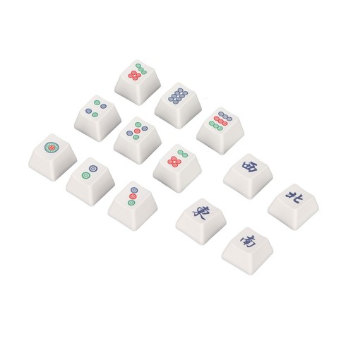 13 Pcs Gaming Keycaps 13 Key Personalized Chinese Style Mahjong Shape Cher MPF - Picture 9 of 22