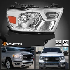 Right Side Headlights Fits 2019-2024 Dodge Ram 1500 Passenger Head Lamp 19-24