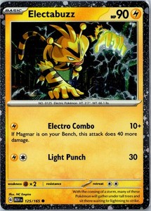 Electabuzz 125/165 Cosmos Holo Promo - Scarlet & Violet 151
