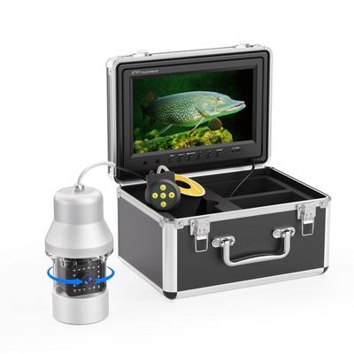 Underwater Fishing Camera Video Fish Finder DVR Function 9 inch Large Color S...