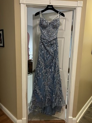 ellie wilde silver prom dress Ellie Wilde EW35112 Dress | Ellie Wilde Dresses