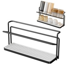 Two Tier Bottle Drying Rack with Drain Tray for Kitchen Cups Mugs and Bottles