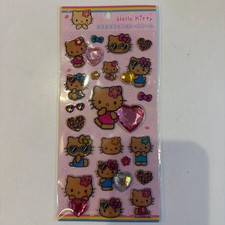 Sanrio Glitter Sticker Seal SunKissed Hello Kitty Unopened Rare,