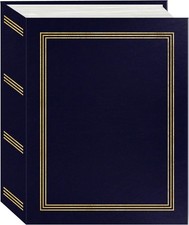 Mini-Max Photo 100 Pocket 4x6 Photo Album, Navy Blue