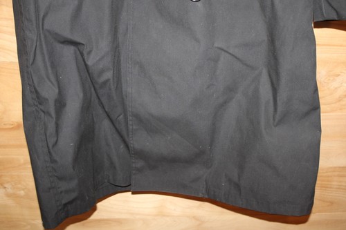 DSCP Garrison Collection Men's Trench Coat 40R Black Military All Weather Liner - Picture 4 of 9
