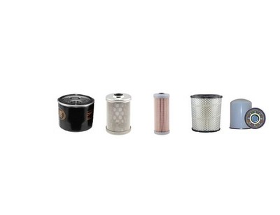 Filter Service Kit Für Menzi Muck 25 VX W / Yanmar 3Tnv76-Qik Motor 2008-