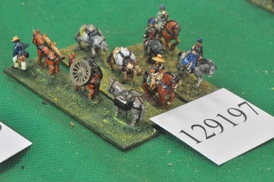 15mm Kolonial / Mexiko Maximillion - Pantoletten & Generäle 10 Figuren - Gepäck (129197)